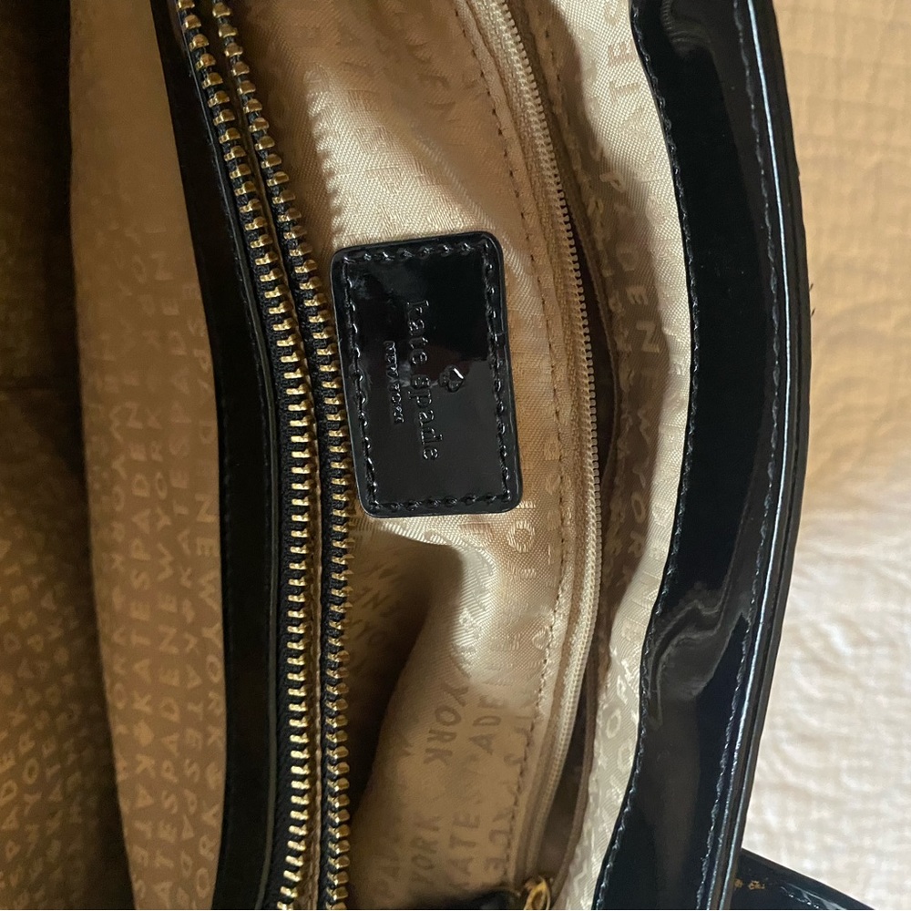 Kate Spade, patent leather small tote bag
